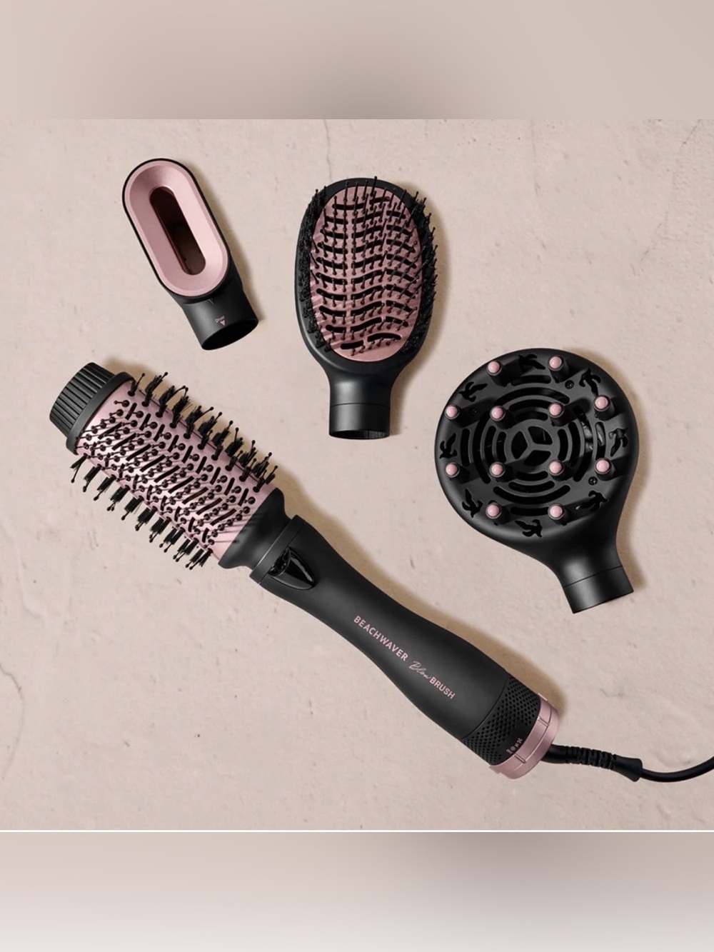NIB Beachwaver Blowbrush 4 in 1 styling tool., in Midnight Rose- MSRP $189
